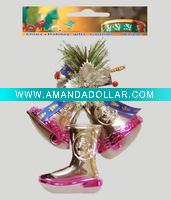 Wholesale plastic christmas bell decoration