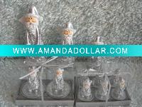 Wholesale Decorative christmas glass candle holder