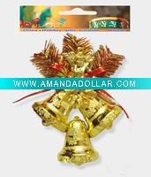 plastic christmas bell decoration