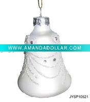 Wholesale christmas glass bell decoration JYSP10521