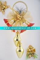 Wholesale decorative plastic christmas bell
