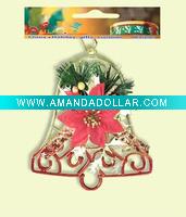 plastic christmas bell decoration