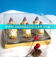 Wholesale x'mas santa claus candle