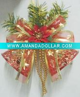plastic christmas bell decoration