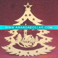 Wholesale Christmas wooden decoration