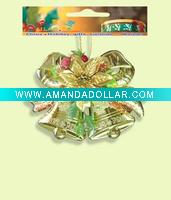 Wholesale plastic christmas bell decoration
