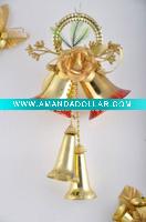 Wholesale decorative plastic christmas bell
