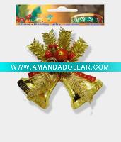 Wholesale plastic christmas bell decoration