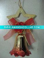 plastic christmas bell decoration