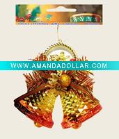 Wholesale plastic christmas bell decoration