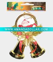 Wholesale plastic christmas bell decoration
