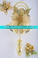 Wholesale decorative plastic christmas bell