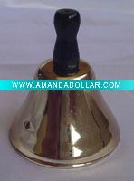 Wholesale 2''small metal cow bell with handle for alert Nuojie A4-H01