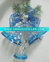 Wholesale plastic christmas bell decoration