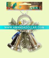 plastic christmas bell decoration