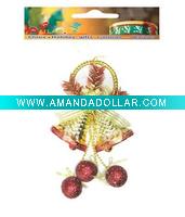 Wholesale plastic christmas bell decoration