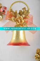 Wholesale decorative plastic christmas bell