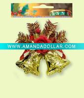 Wholesale plastic christmas bell decoration