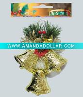 plastic christmas bell decoration