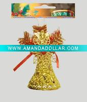 Wholesale plastic christmas bell decoration