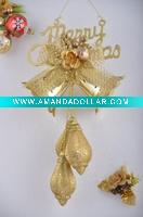Wholesale decorative plastic christmas bell