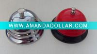 Wholesale 2.5" round call bell silver plated reception bell