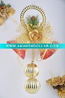 Wholesale decorative plastic christmas bell