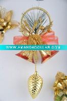 Wholesale decorative plastic christmas bell