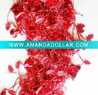 Wholesale bells garland bead chains, beaded garland