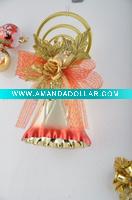 Wholesale decorative plastic christmas bell