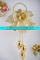 Wholesale decorative plastic christmas bell