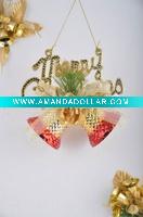 decorative plastic christmas bell