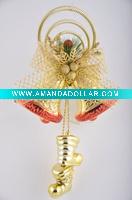 Plastic christmas bell