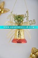 Plastic christmas bell