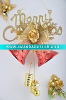 Plastic christmas bell