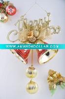 Plastic christmas bell