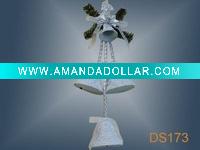 Wholesale christmas decorative bell,plastic ornament,decorations