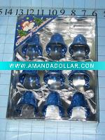 Wholesale christmas plastic bell,hanging bell ornament