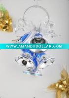 Wholesale 2011 popular Plastic Christmas bell decoration