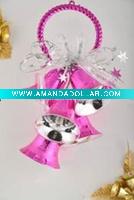 Wholesale 2011 popular Plastic Christmas bell decoration