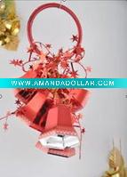 Wholesale 2011 popular Plastic Christmas bell decoration