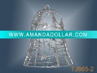 Wholesale metal christmas bell hanging ornament/decoration/craft/gift