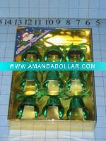 Wholesale christmas plastic bell decoration,hanging bell ornament
