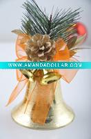 Plastic christmans bell