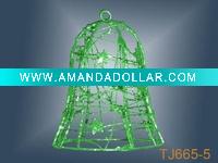 Wholesale christmas iron bell hanging ornament/decoration