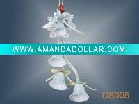 christmas hanging bell ornament