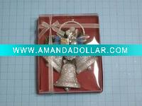 Wholesale christmas decorative bell ornament
