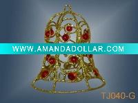 Wholesale christmas bell decorations,iron ornaments,crafts