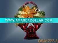 Wholesale christmas decorative bell ornament,plastic bell decoration