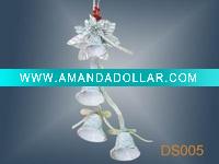 christmas decorations,hanging bell ornament,gift